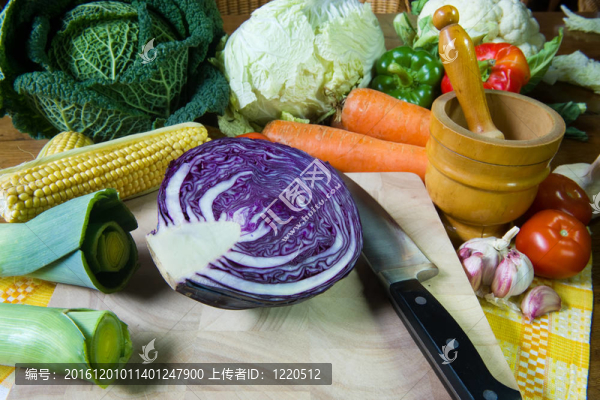 靜物與白菜