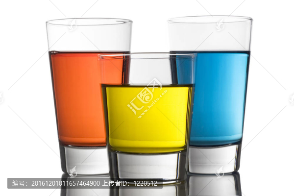 五顏六色的雞尾酒