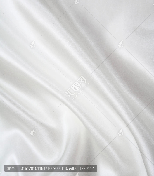 光滑典雅的白色絲綢婚禮背景