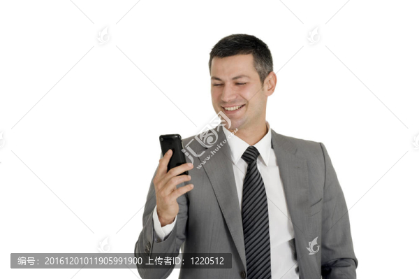 帶手機的商人