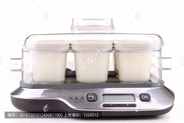 孤立的酸奶機
