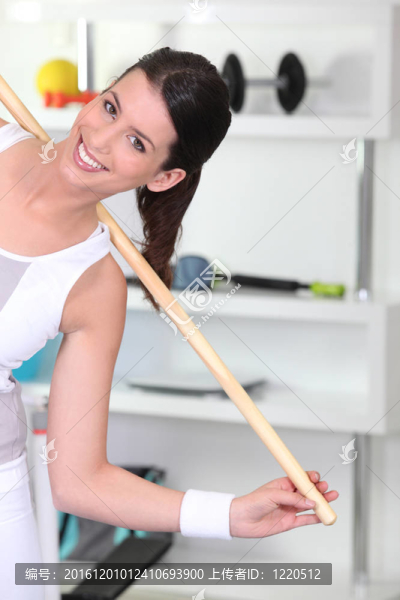 健身房里的女人