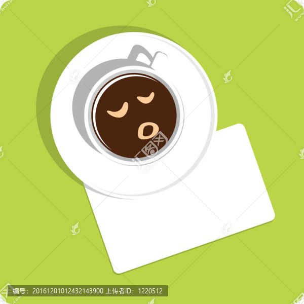 咖啡杯的睡眠