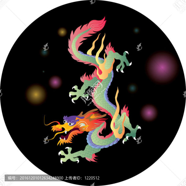 中國龍圖形