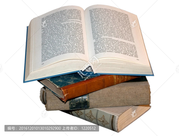 打開的書