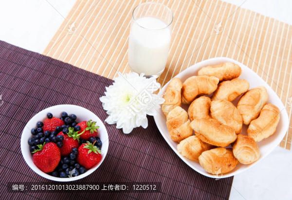 早期的早餐。
