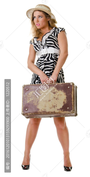 單身旅行的女人