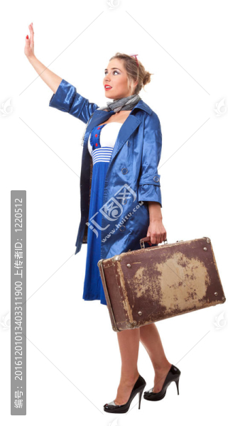 單身旅行的女人