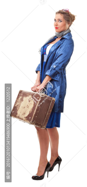 單身旅行的女人