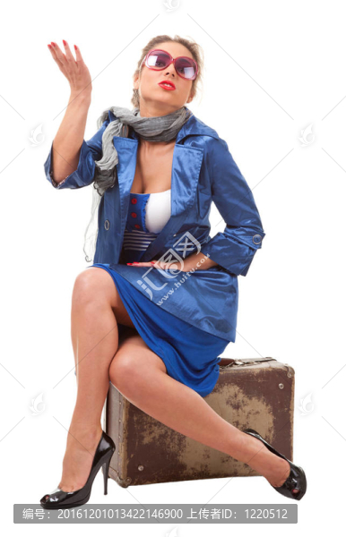 單身旅行的女人