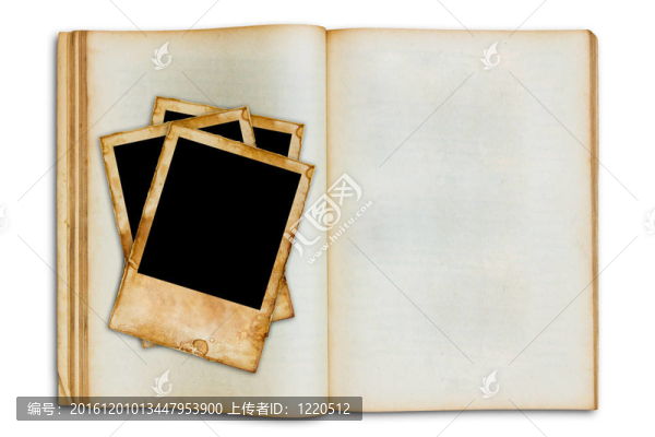 老古董圖片老空白打開書