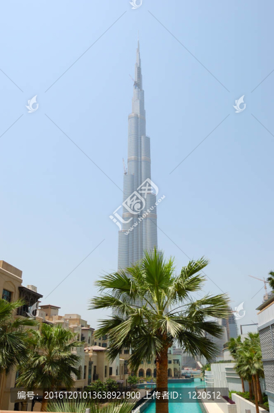 迪拜；UAE,-,8月27日：迪拜塔的整理階段（布爾季