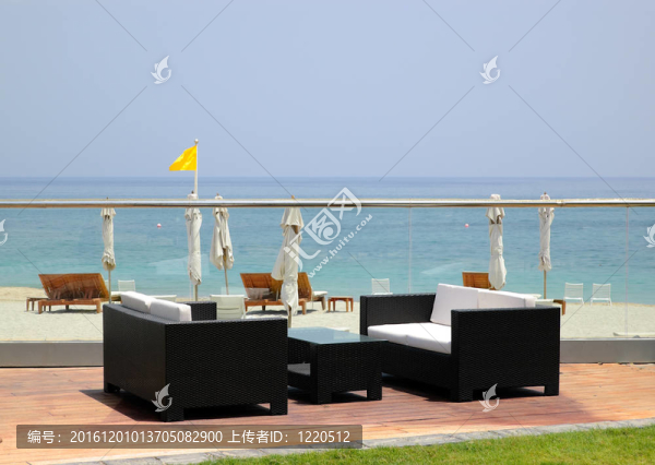 受歡迎的酒店海灘地區(qū)；Fujeirah；UAE