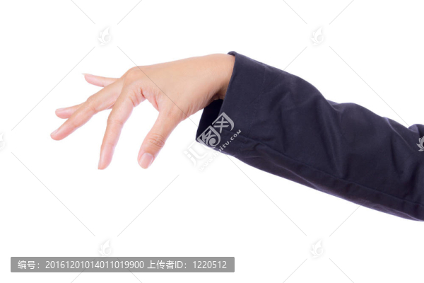 商業(yè)女性的手分離