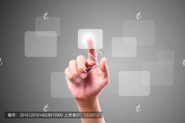 觸摸屏上的手動(dòng)按鈕