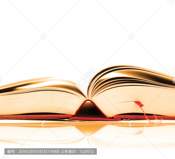 打開的書