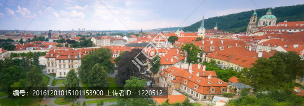 布拉格；Mala,Strana全景