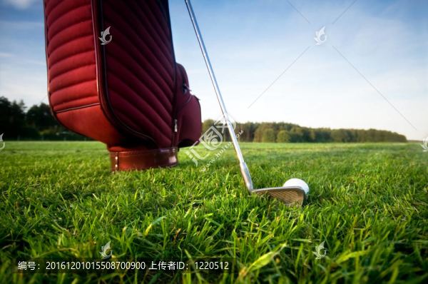 高爾夫球場(chǎng)上的高爾夫球用具