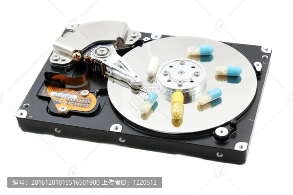電腦硬盤上的藥丸