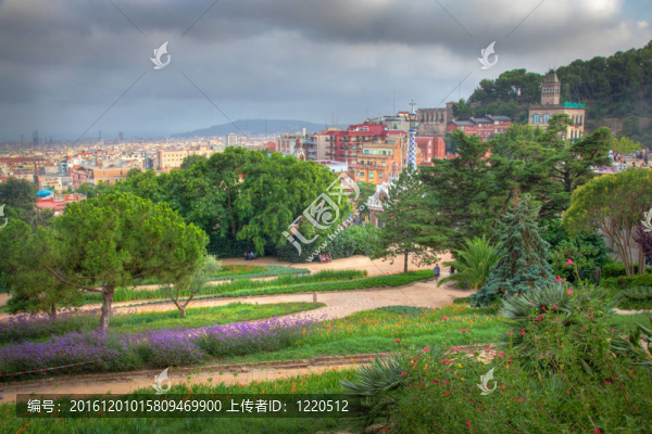 奎爾公園；巴塞羅那觀；西班牙