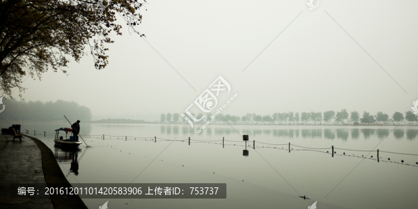 西湖水墨風(fēng)景