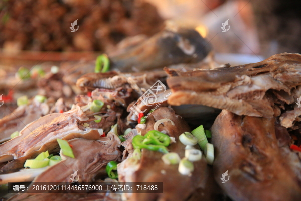 蒸羊頭,美食