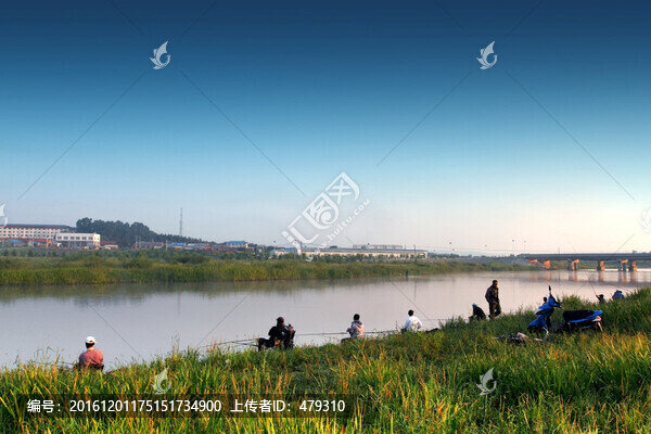 黑龍江,黑河,垂釣,釣魚,江水
