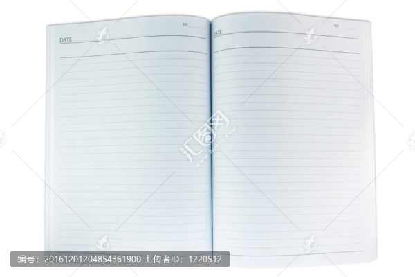 打開的書