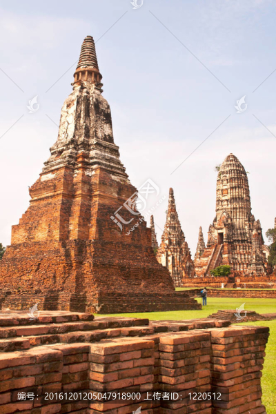 美妙的Pagoda,Ayutthaya；泰國