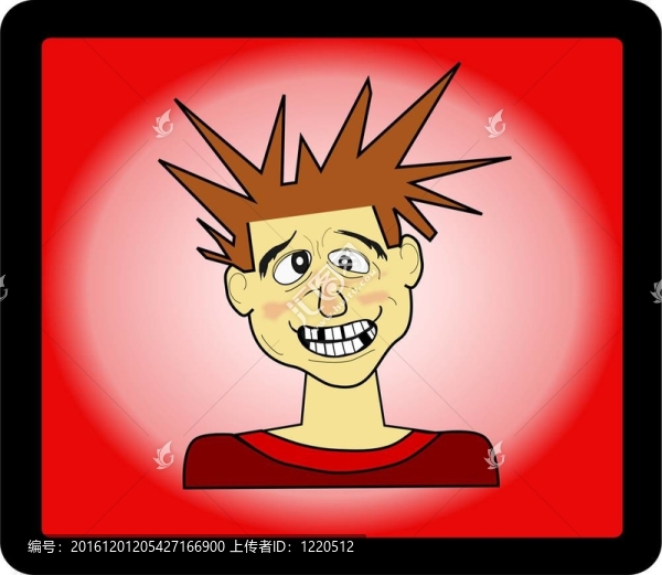 少年男孩；刺毛；高飛姿態(tài)