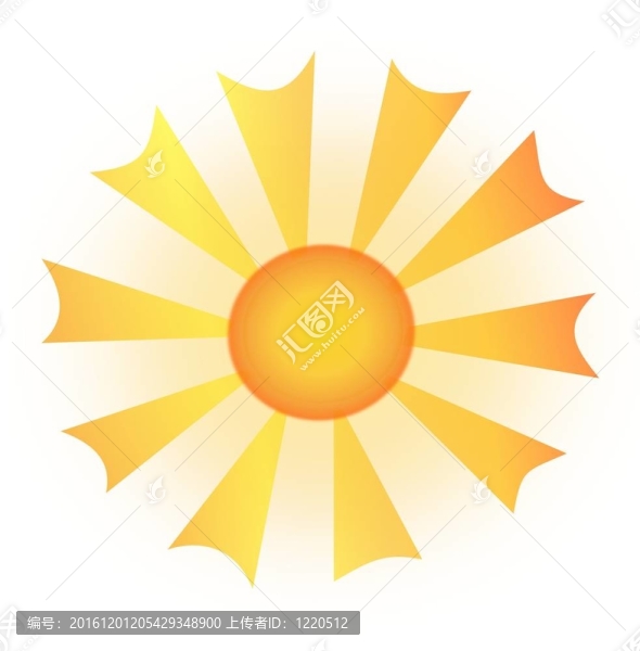 太陽與抽象的太陽