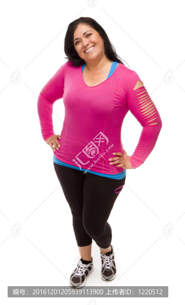 穿著白色衣服的西班牙裔婦女