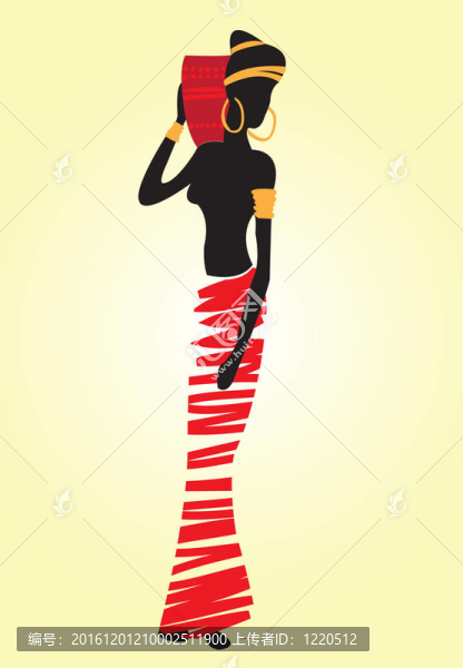 部落的女人。