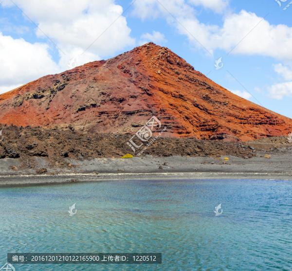 蘭薩羅特島蒂曼法亞國家公園火山；西班牙