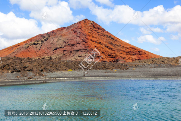蘭薩羅特島蒂曼法亞國(guó)家公園火山；西班牙