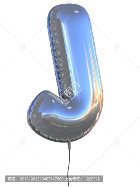 字母J的氣球