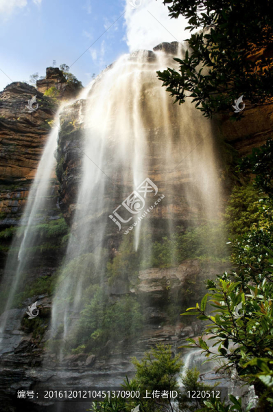 Wentworth,Falls；藍(lán)山