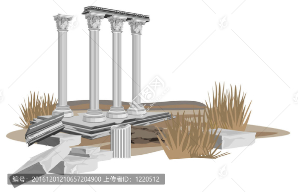 古色古香的廟宇遺址