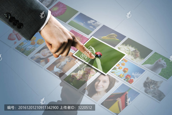 觸摸屏界面：在屏幕上手動到達(dá)圖像