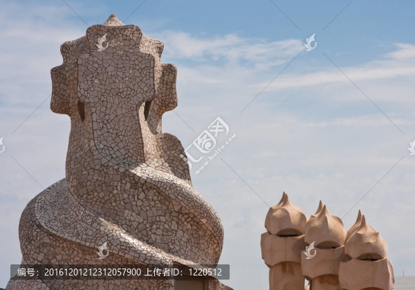 巴塞羅那。高迪：拉佩德雷拉或Casa,Mila