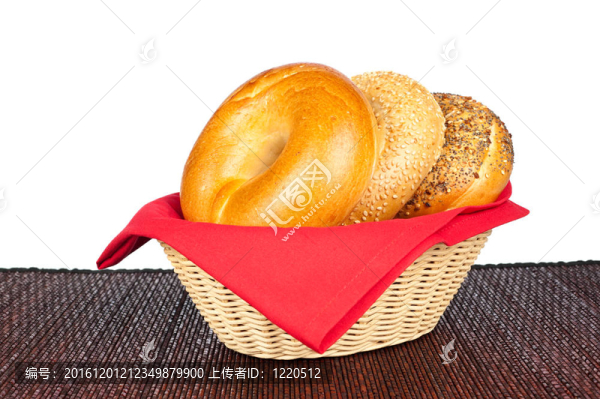 籃子里的面包圈
