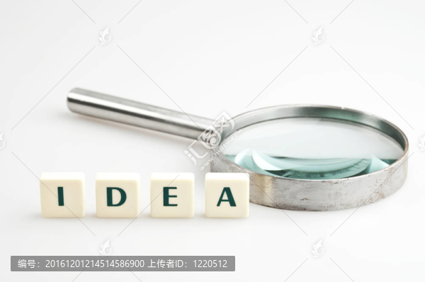 理念字和放大鏡