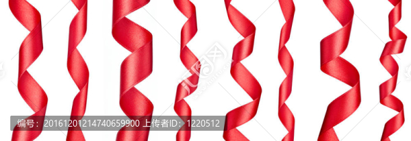 絲帶卷曲的裝飾克里斯