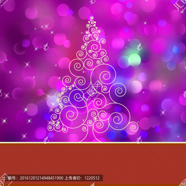 圣誕樹卡。EPS,8