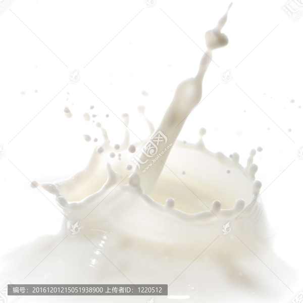 牛奶濺