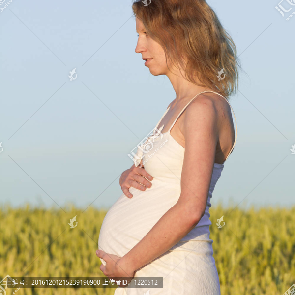 懷孕的女人