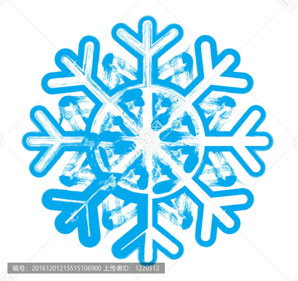 Snowflake。設(shè)計(jì)元素。插畫
