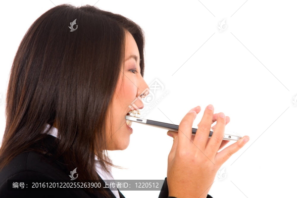 亞洲商人與平板