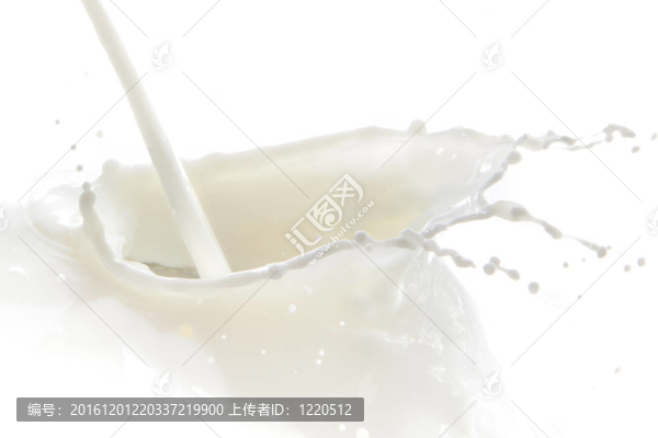 牛奶濺
