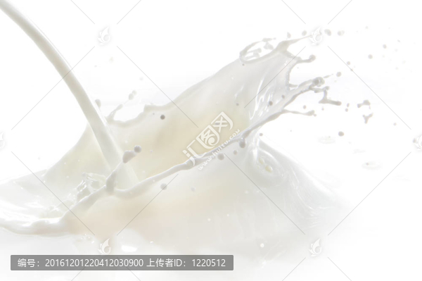 牛奶濺